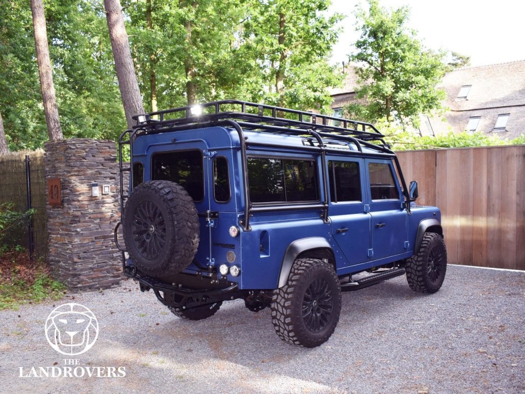 Restomod & Custom Blue Land Rover Defender
