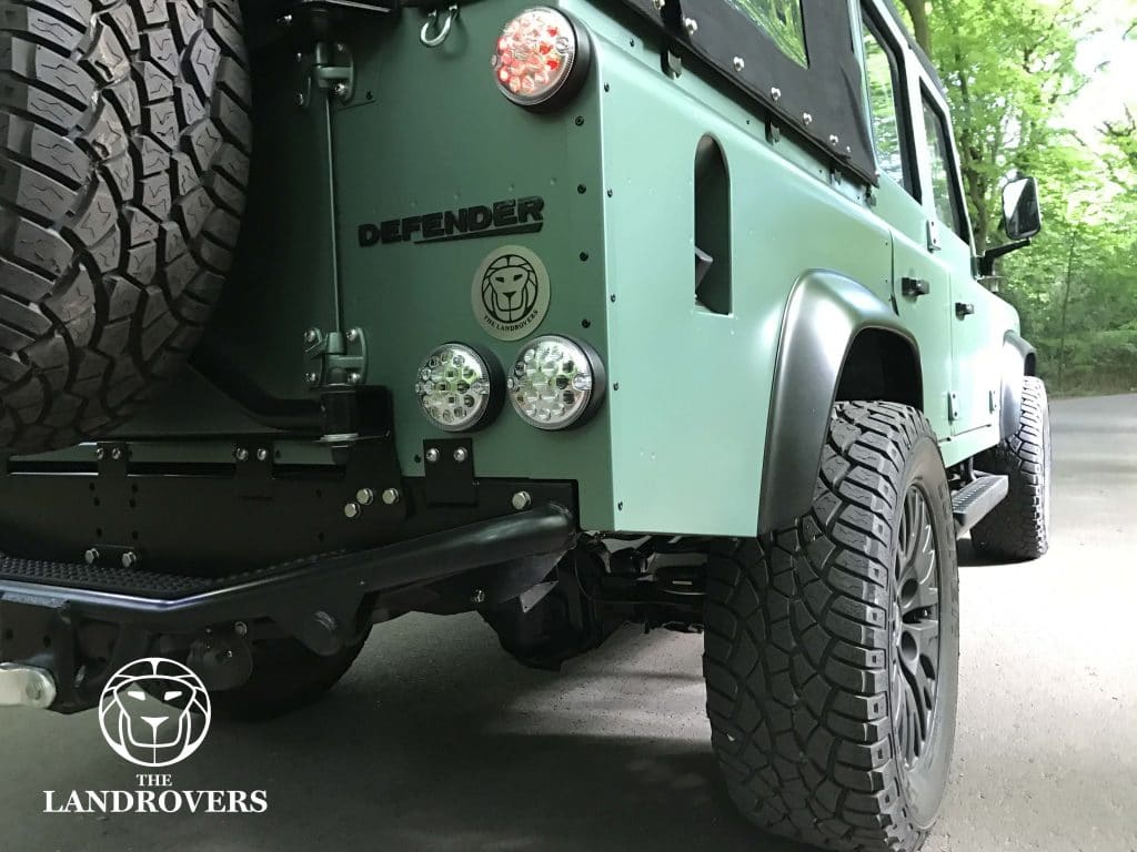 Green Custom & Modified Land Rover Defender