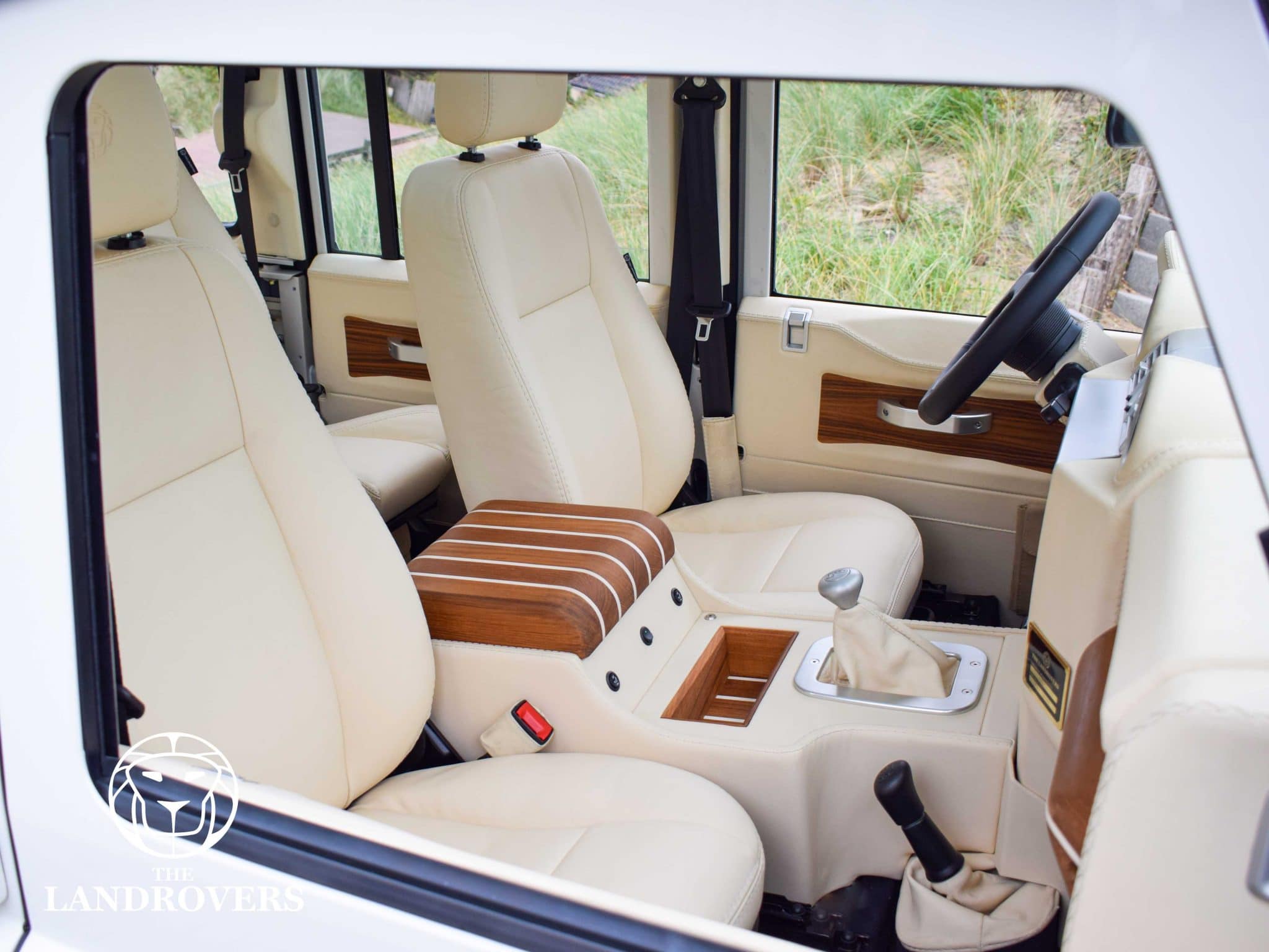 White Interior Customized Land Rover Defender - Custom Land Rover Defenders – Custom Defenders - Custom Buildings