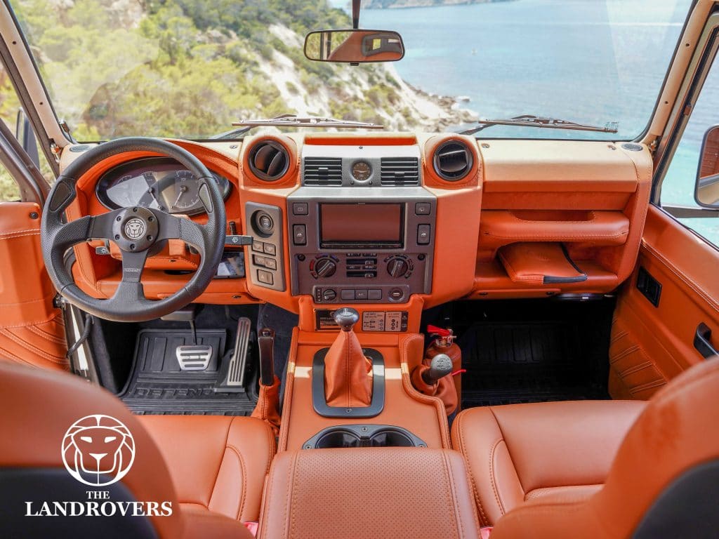 Interior Customized Land Rover Defender