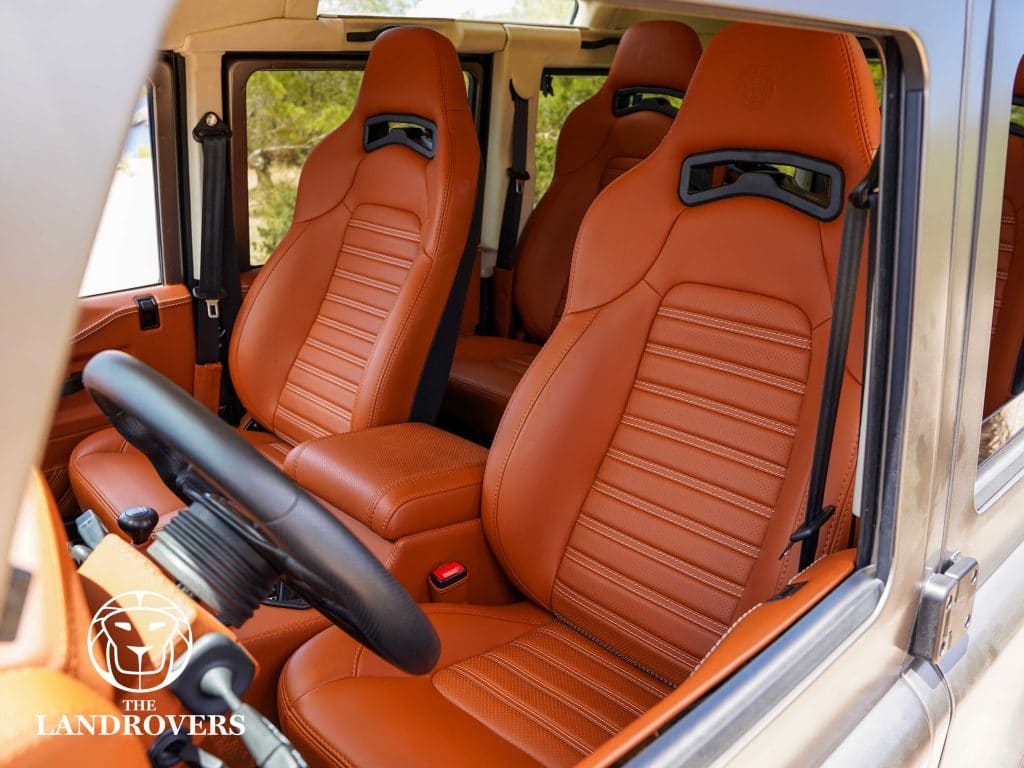 Interior Seating Customized Land Rover Defender