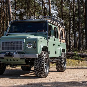 custom built land rover front