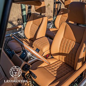 custom built land rover Defender interior