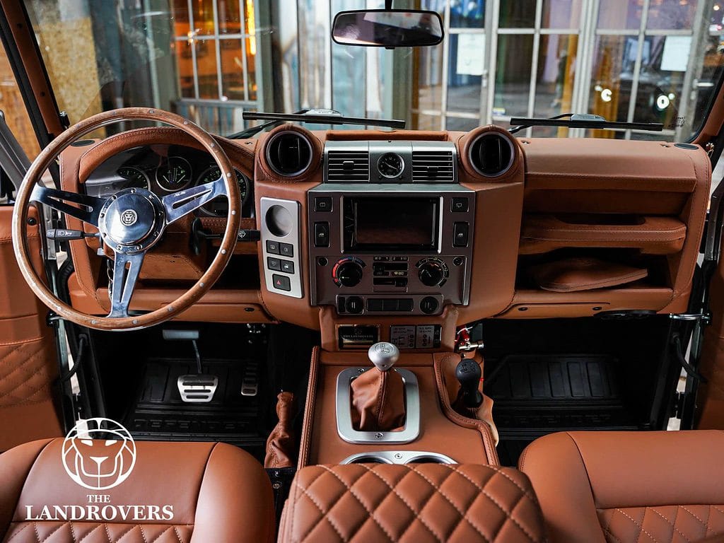 custom land rover interior - The Landrovers - Custom Defenders – Custom Land Rover Defenders - Custom Built