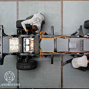 custom built electric land rover defender