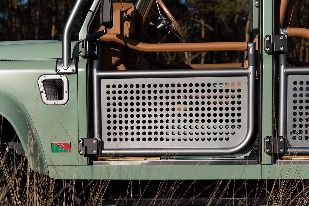 custom designed trail door for Land Rover Defender by The Landrovers